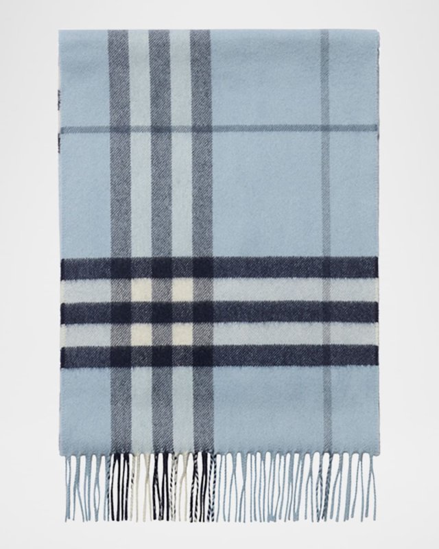 Giant Check Cashmere Scarf